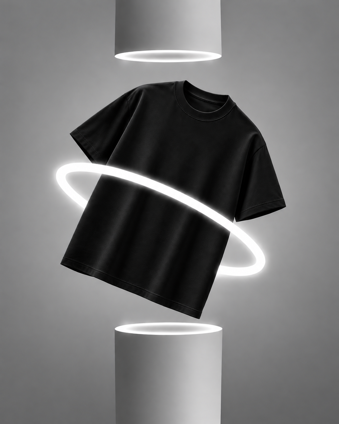 Solid Black Oversize T-Shirt