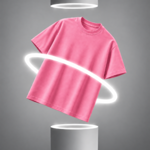 Solid Pink Oversize T-Shirt