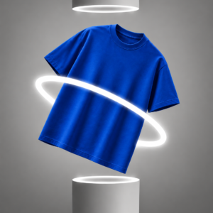 Solid Royal Blue Oversize T-Shirt