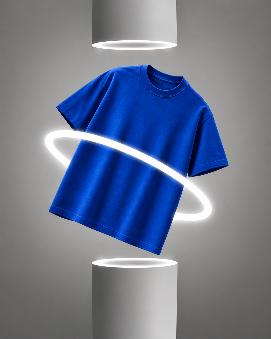 Solid Royal Blue Oversize T-Shirt